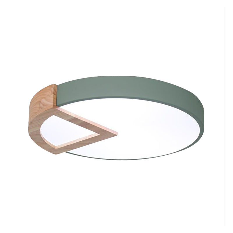 Nordic Macaron Flush Mount Light for Kids' Bedrooms