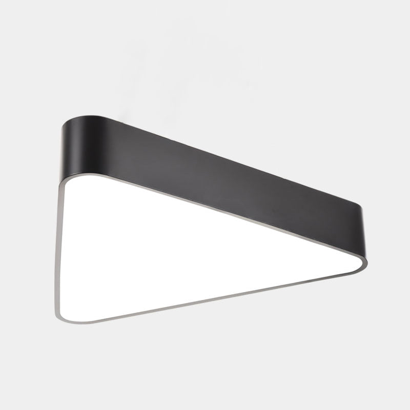 Sleek Acrylic Triangle LED Chandelier for Office Suspension Ceiling Lighting