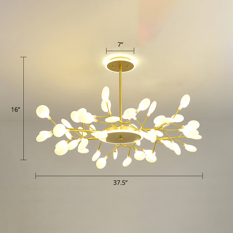 Lustre LED moderne Firefly pour salons élégants