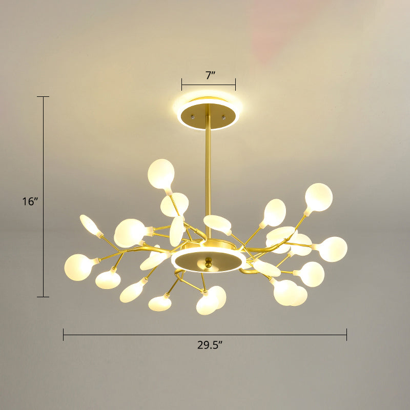 Lustre LED moderne Firefly pour salons élégants