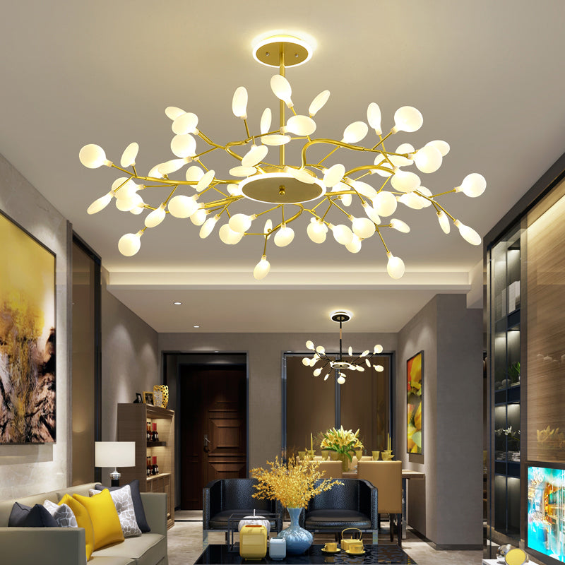 Lustre LED moderne Firefly pour salons élégants