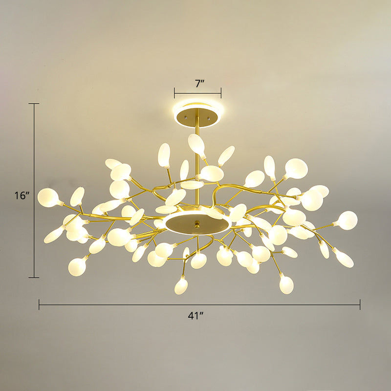 Lustre LED moderne Firefly pour salons élégants