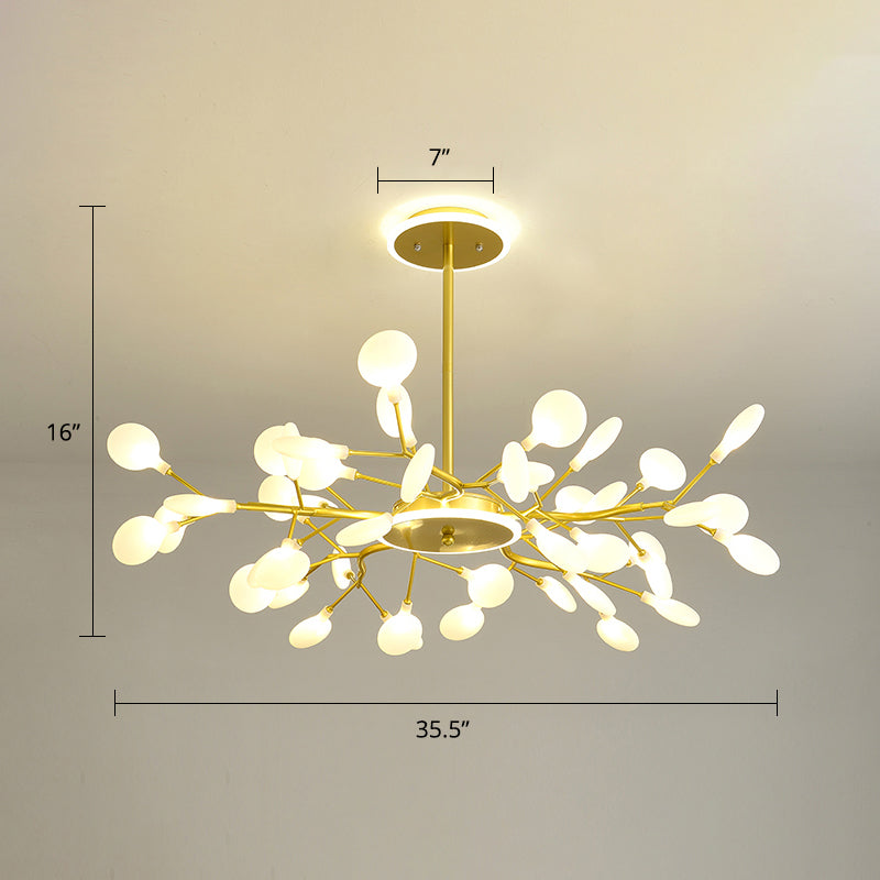 Lustre LED moderne Firefly pour salons élégants