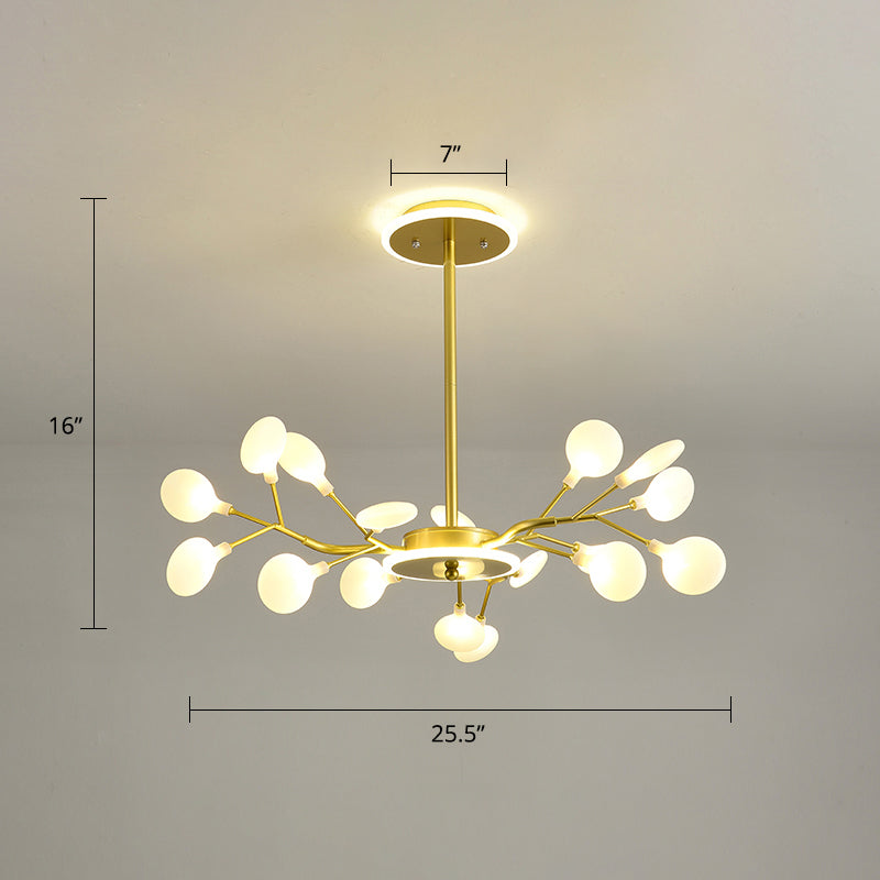 Lustre LED moderne Firefly pour salons élégants