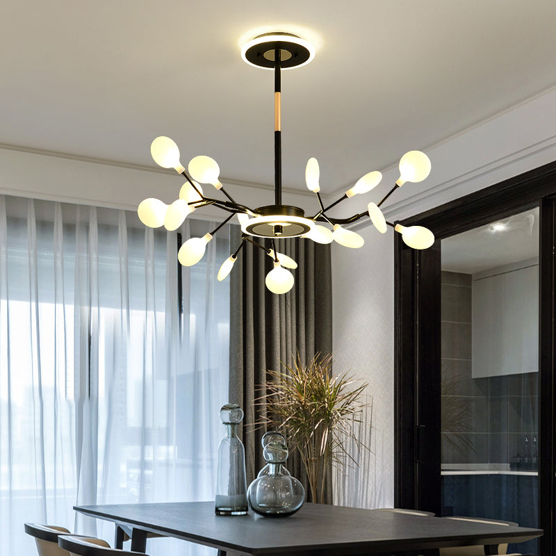 Lustre LED moderne Firefly pour salons élégants