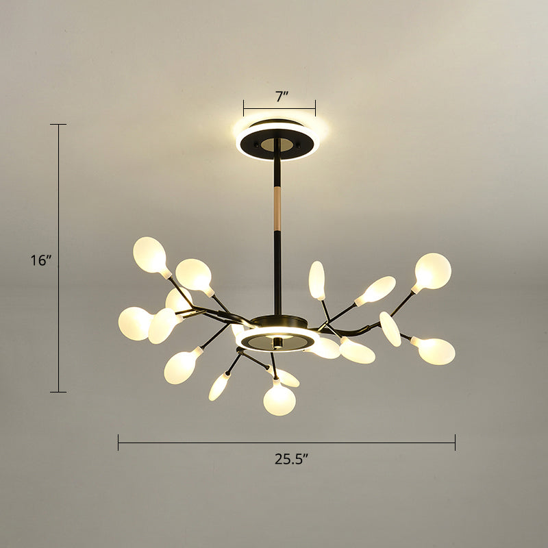 Lustre LED moderne Firefly pour salons élégants