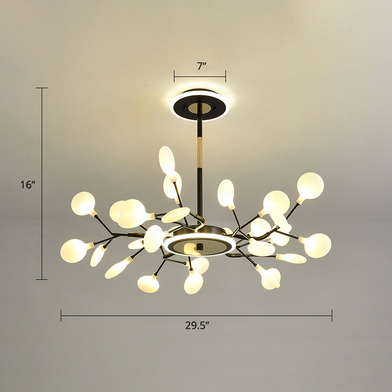 Lustre LED moderne Firefly pour salons élégants
