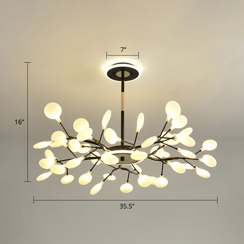 Lustre LED moderne Firefly pour salons élégants