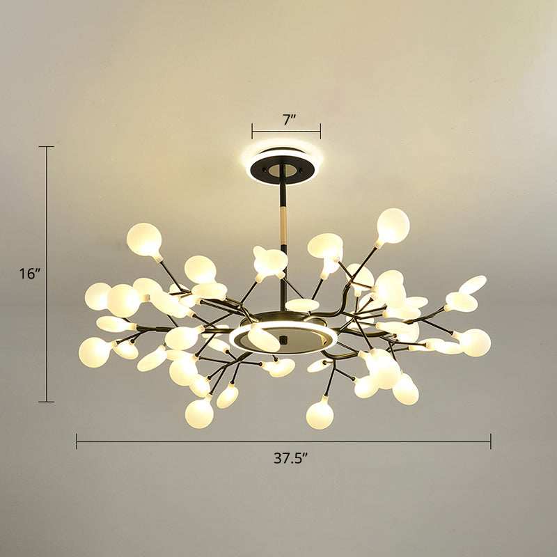 Lustre LED moderne Firefly pour salons élégants