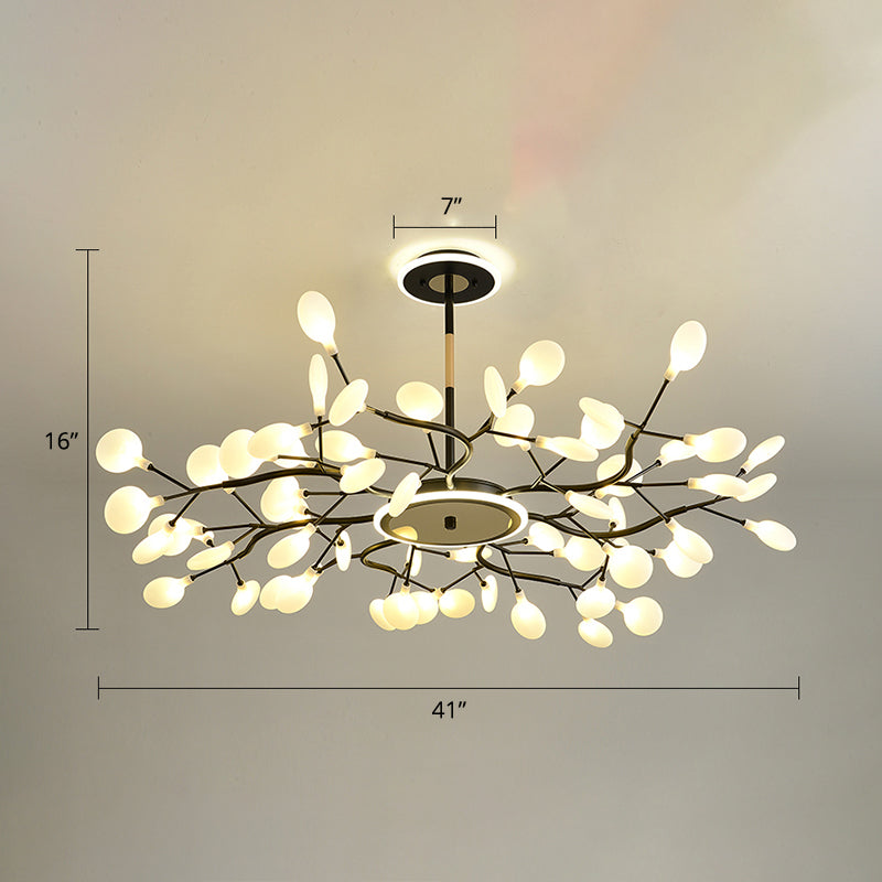 Lustre LED moderne Firefly pour salons élégants
