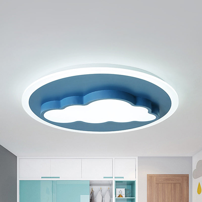 Nordic Cloud Metal Ceiling Lamp - Flush Mount for Child's Bedroom