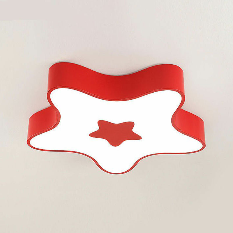 Cartoon LED Acrylic Star Flush Ceiling Light for Children's Bedroom