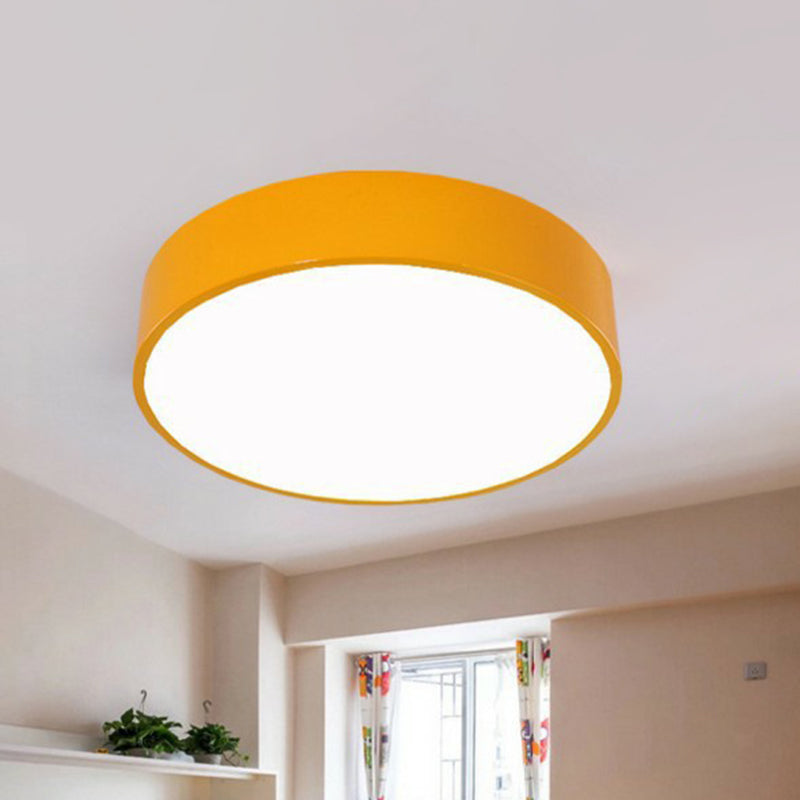 Macaron Acrylic LED Flush Mount Ceiling Light - Kindergarten-Friendly