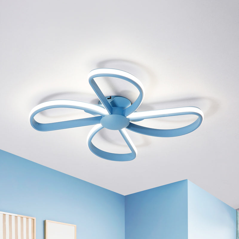 Nordic Stylish LED Ceiling Lamp - Blossom Shape, Ideal for Kid's Bedroom