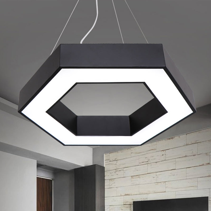 Suspension LED contemporaine en nid d'abeille - Vert/bleu/rouge dans une lumière blanche/chaude/naturelle