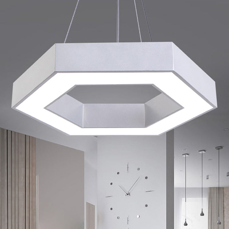 Honeycomb Led Pendant Light In Contemporary Green/Blue/Red With White/Warm/Natural Glow White / Warm