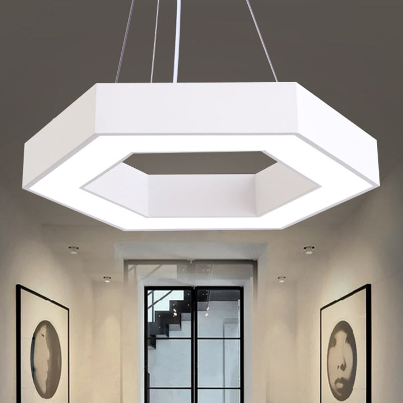 Suspension LED contemporaine en nid d'abeille - Vert/bleu/rouge dans une lumière blanche/chaude/naturelle