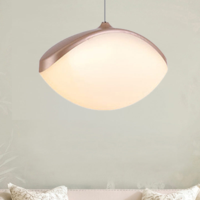 Modern Metal Led Pendant Ceiling Light - White/Champagne Gold Champagne