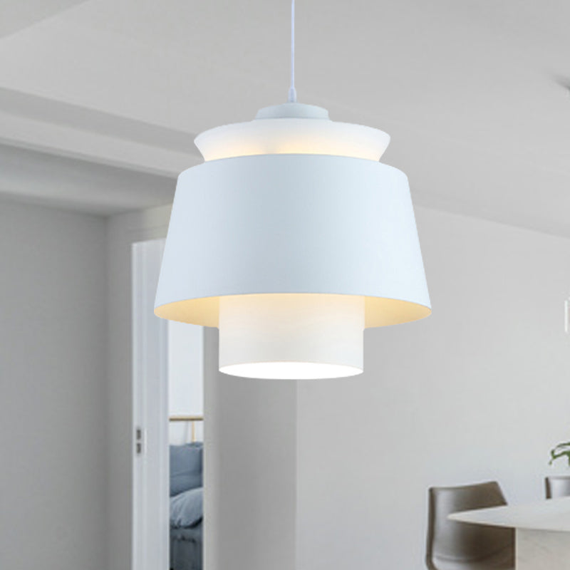 Enif - Modernist Style Tapered Hanging Light Fixture Metallic Pendant Lamp