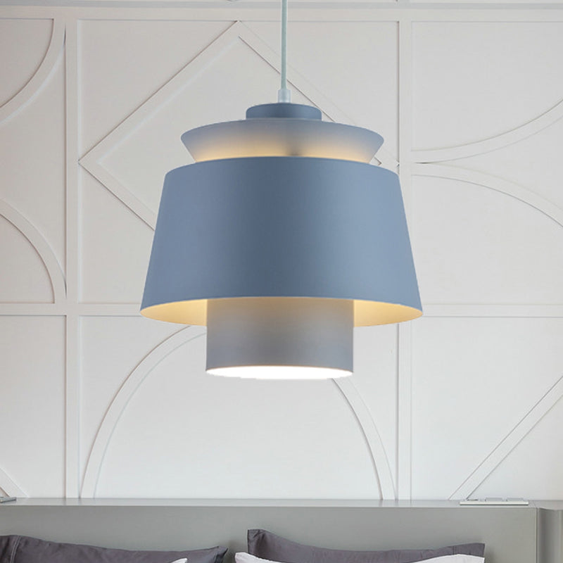 Enif - Modernist Style Tapered Hanging Light Fixture Metallic Pendant Lamp