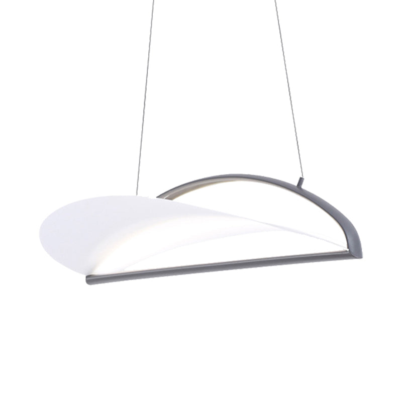 Ludovica - Modern Grey/White Ultra Thin Ceiling Light Fixture Minimalist Led Acrylic Pendant Lamp
