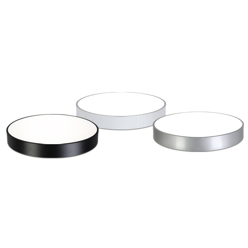 Metallic LED Pendant Light: Simple Style for Office Spaces