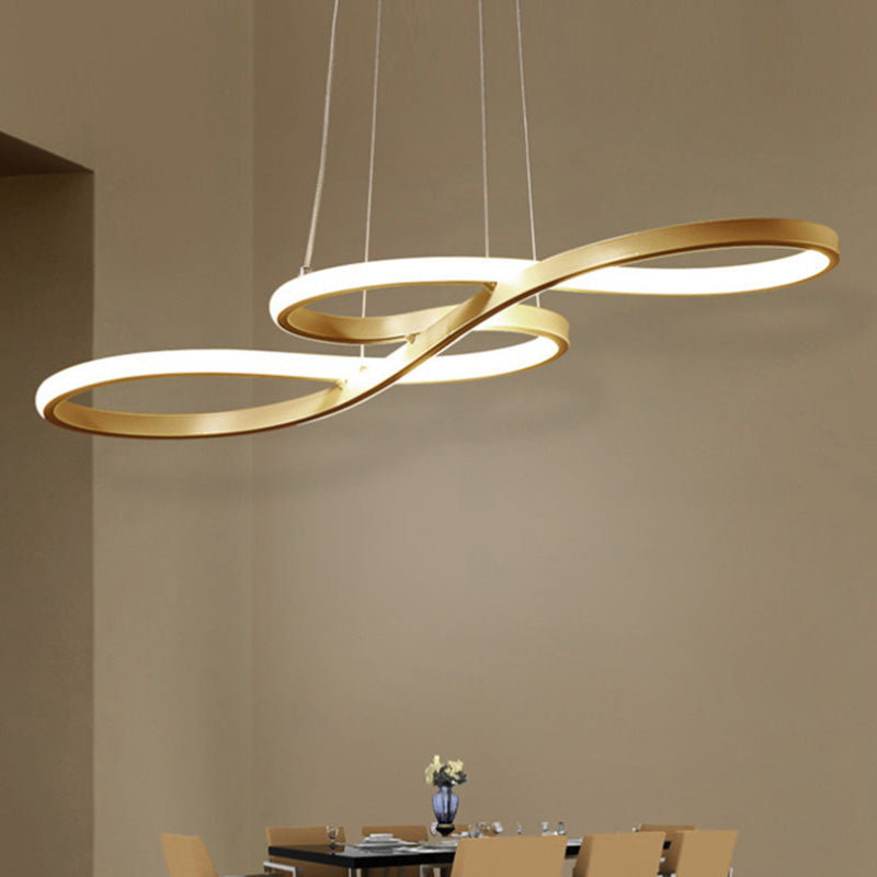 Metal Musical Note LED Pendant Chandelier - Table Suspension Lamp