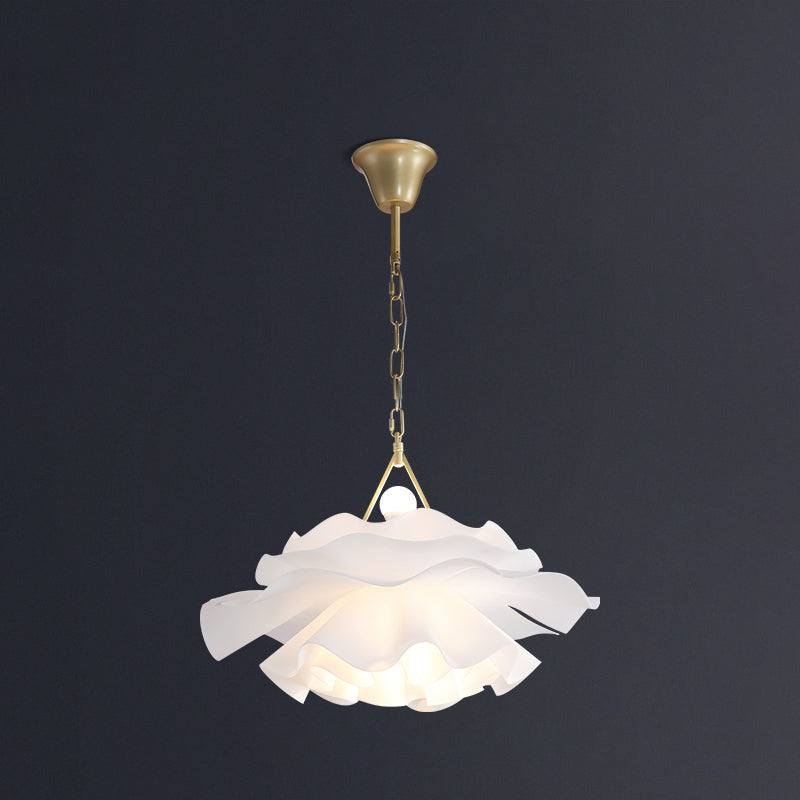 Minimalist Acrylic Flower Pendant Lighting: 2-Light Ceiling Fixture for Living Room