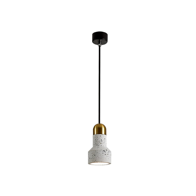 Nordic Terrazzo Pendant Lamp with Down Lighting and Flashlight Design