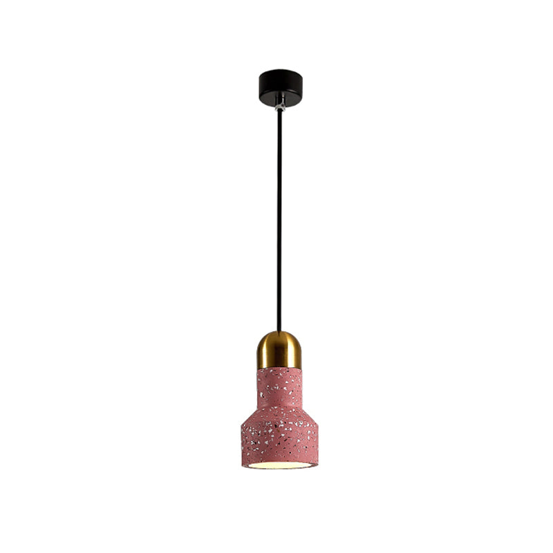 Nordic Terrazzo Pendant Lamp with Down Lighting and Flashlight Design