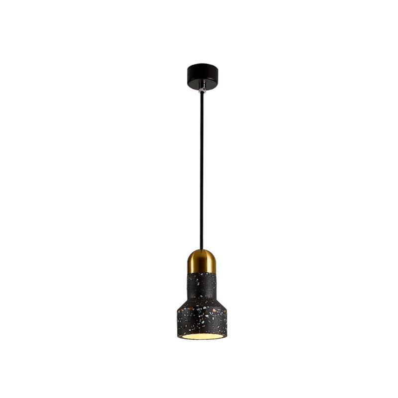 Nordic Terrazzo Pendant Lamp with Down Lighting and Flashlight Design
