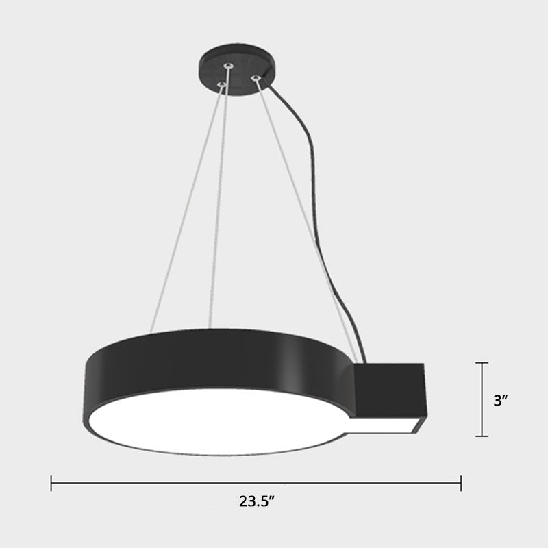 Lampe à suspension moléculaire moderne à LED - Lampe à suspension en métal pour gymnase