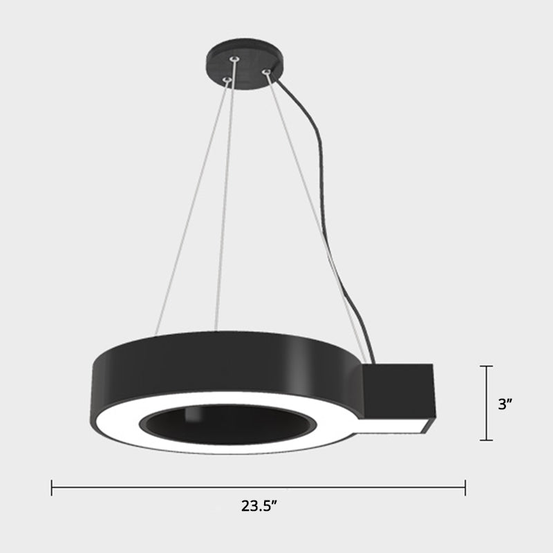 Lampe à suspension moléculaire moderne à LED - Lampe à suspension en métal pour gymnase