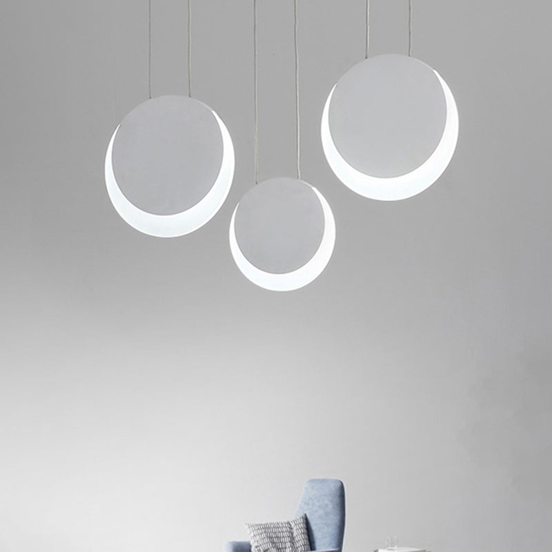 Anna - Moon Shaped Pendant Nordic Metal 3/4/5 Lights Cluster Light