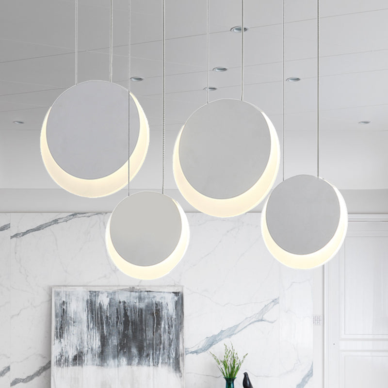 Anna - Moon Shaped Pendant Nordic Metal 3/4/5 Lights Cluster Light