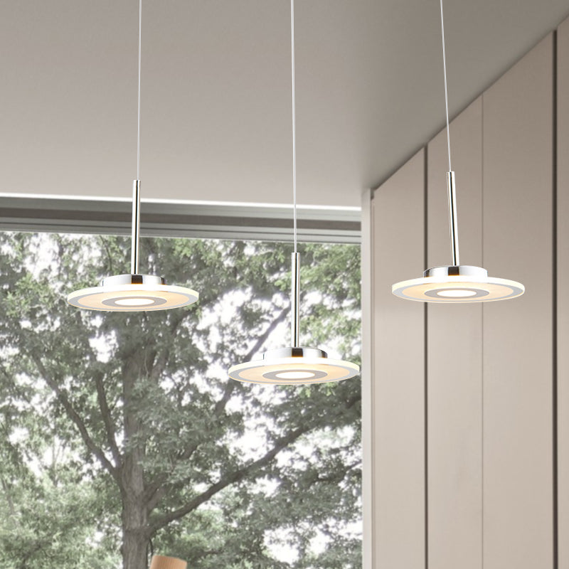 Nadège - Plafonnier LED circulaire en acrylique (lumière chaude/blanche/naturelle)