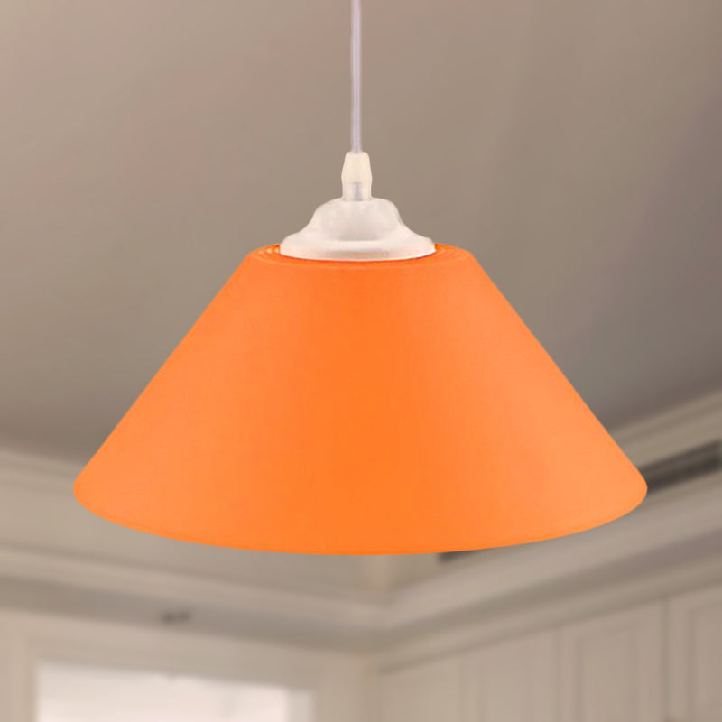 Modern Metal Pendant Light With Adjustable Cord - Black/Gray/Dark Green Shade For Living Room