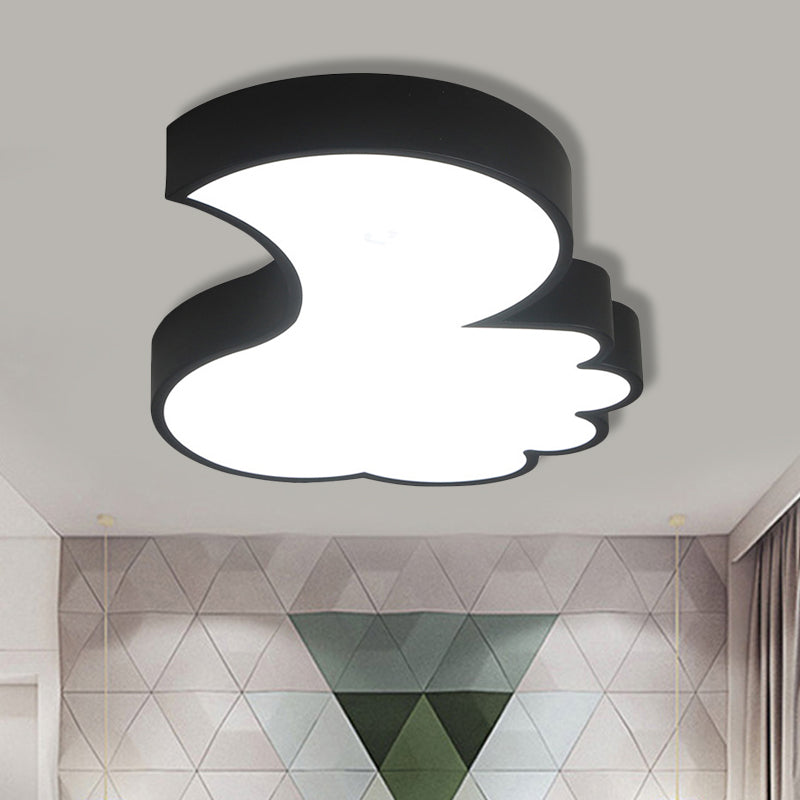 Cute Thumbs-Up LED Ceiling Lamp for Energy-Saving Study Room Lighting