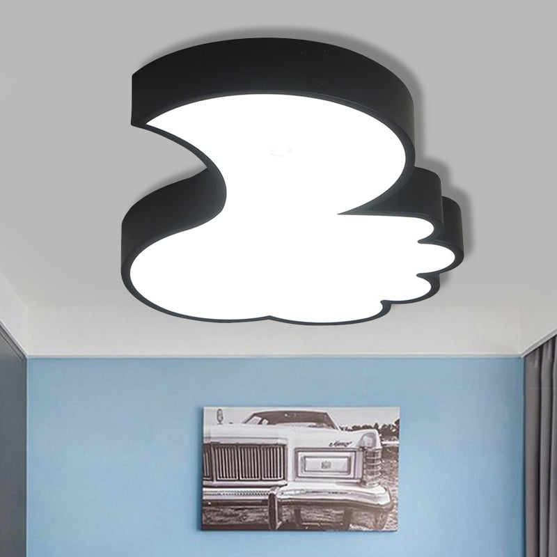 Cute Thumbs-Up LED Ceiling Lamp for Energy-Saving Study Room Lighting
