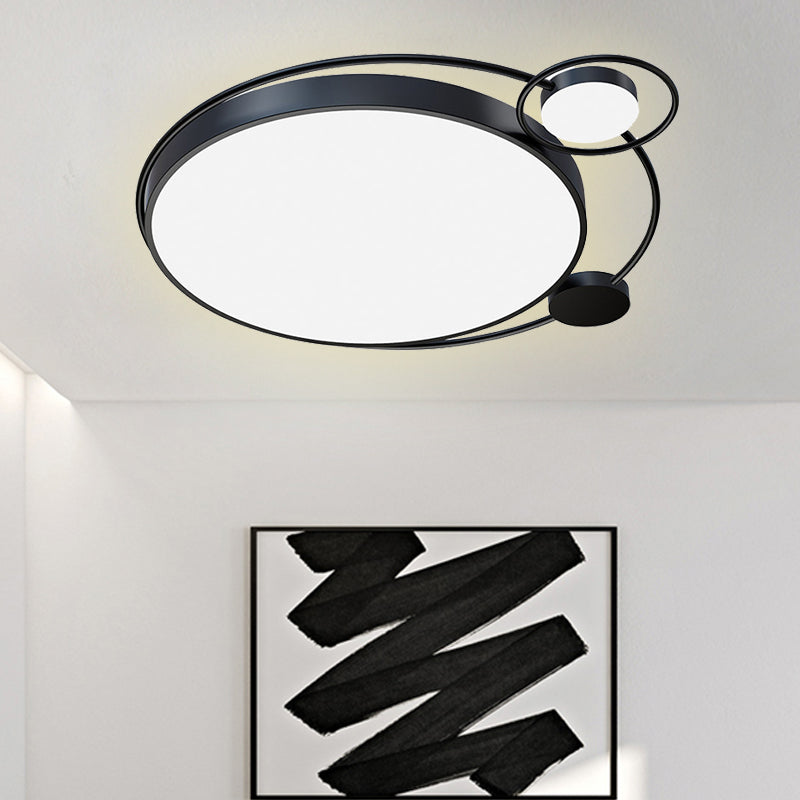 Modern Contemporary Flush Mount Acrylic Ceiling Light for Living Room