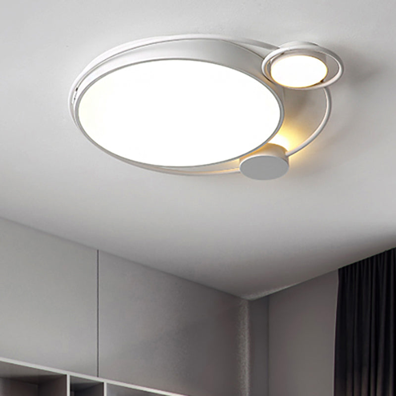 Modern Contemporary Flush Mount Acrylic Ceiling Light for Living Room