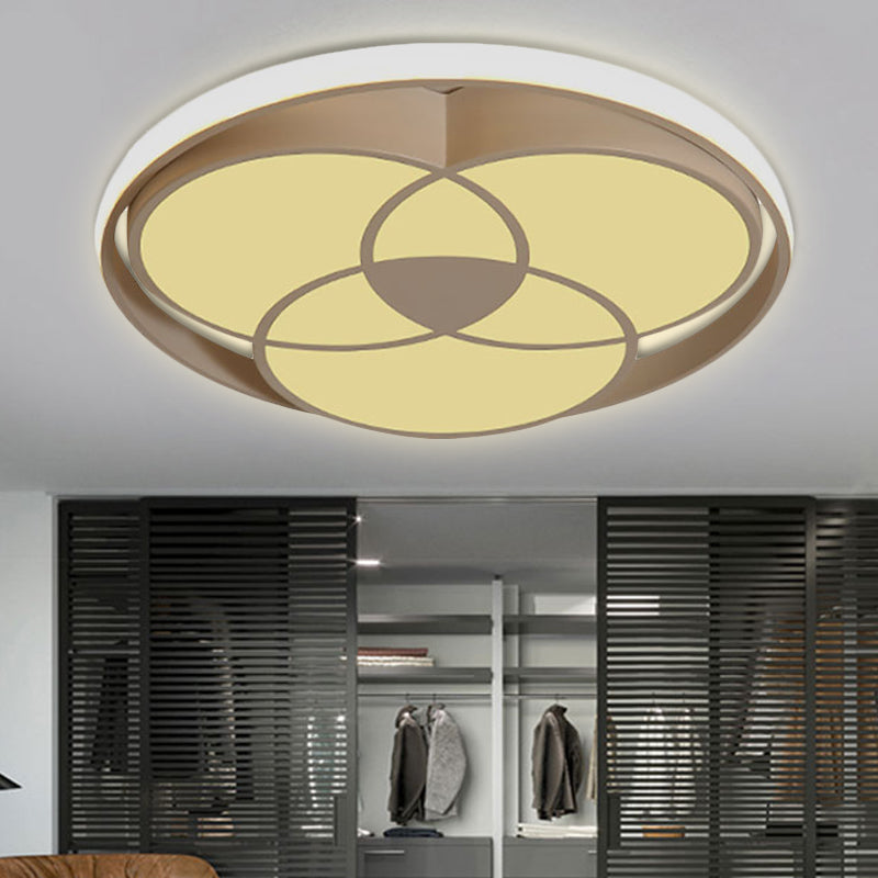 Art Deco Acrylic Flush Mount Ceiling Light for Bedroom