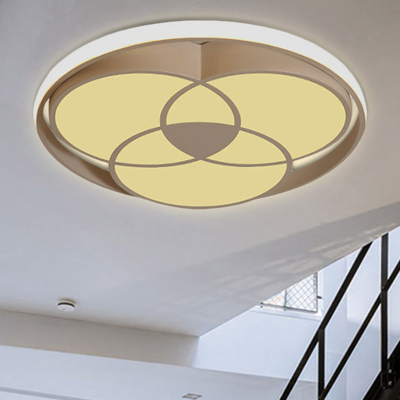 Art Deco Acrylic Flush Mount Ceiling Light for Bedroom