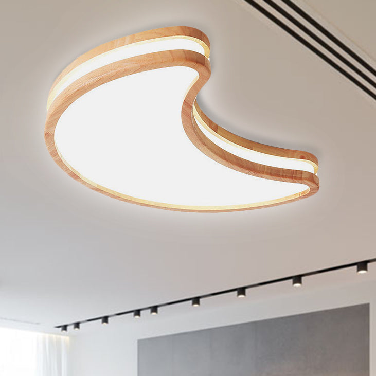 Nordic Style Acrylic White LED Ceiling Lamp for Kid's Bedroom - Sky Ceiling Mount Light