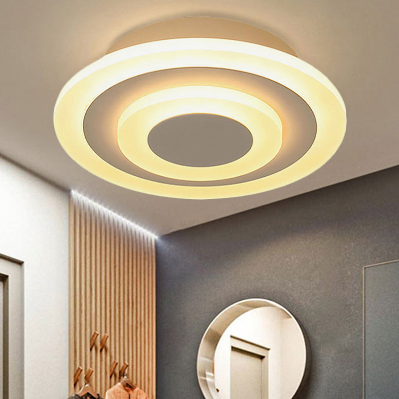 Contemporary Acrylic Ceiling Lamp - Ideal for Living Room and Hallway