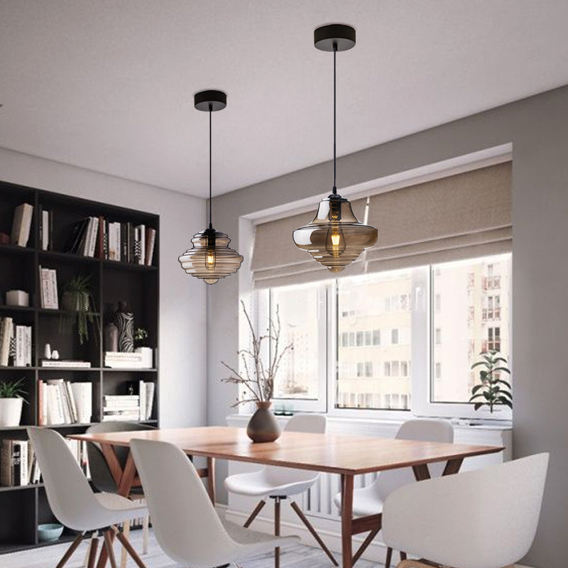 Modern Glass Pendant Lighting for Dining Room Table