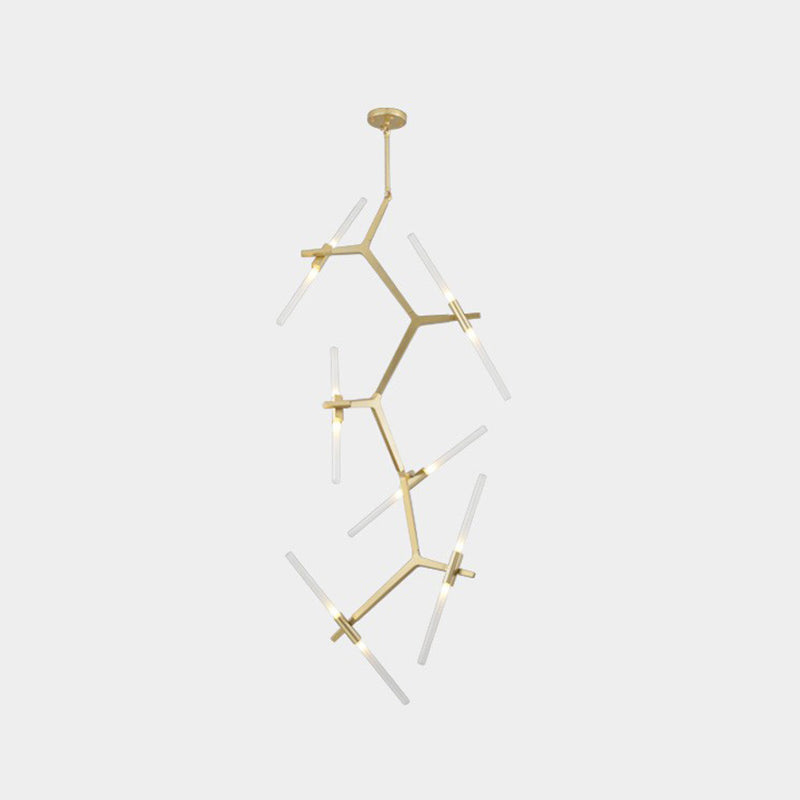 Post-Modern Metal Pendant Ceiling Light Fixture - Branches Design 12 / Gold