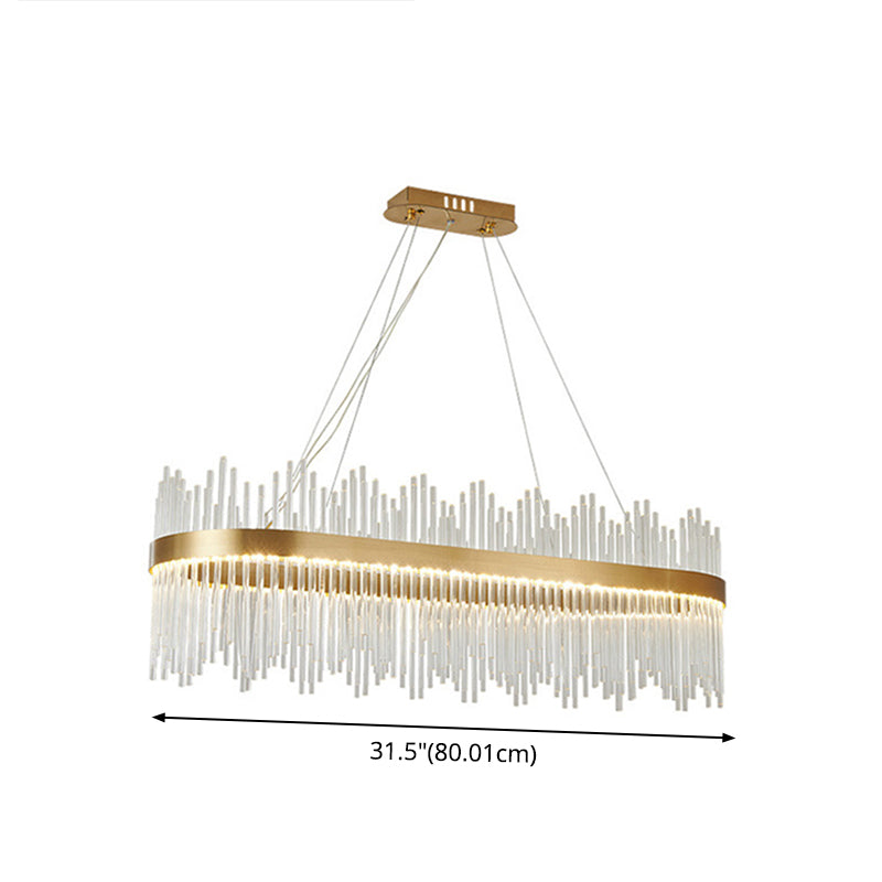 Adjustable Glass Crystal Drum Chandelier Pendant Light for Modern Living Rooms