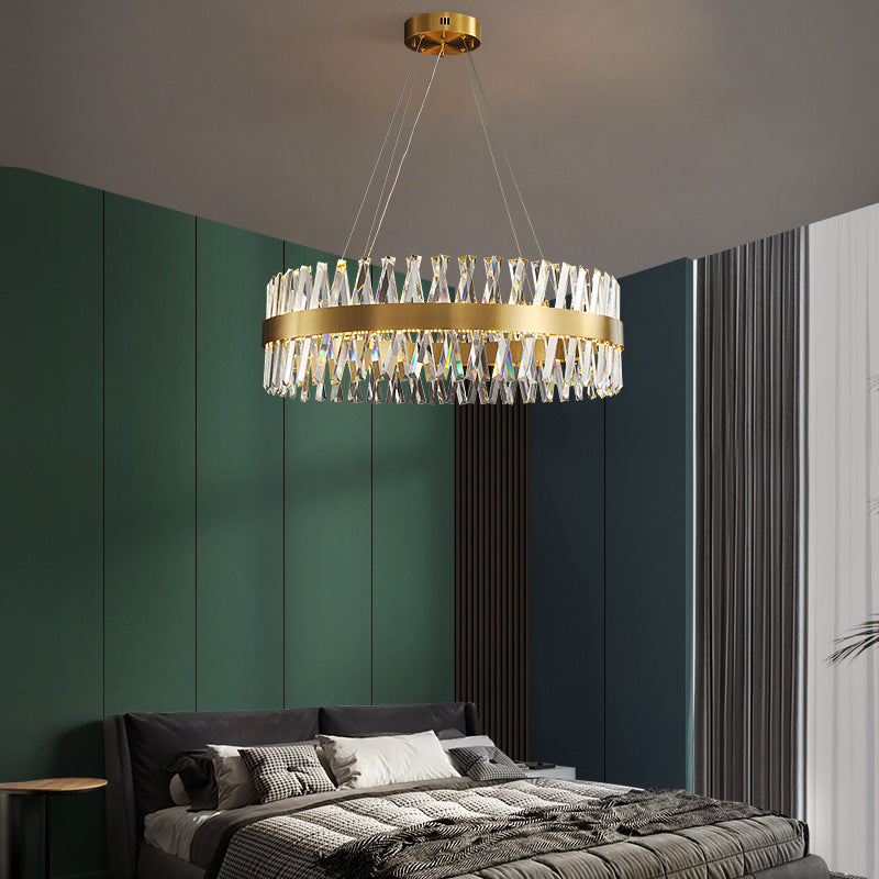 Modern Clear Crystal Chandelier for Dining Table