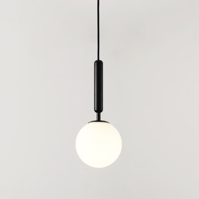Suspension contemporaine en verre pour salon